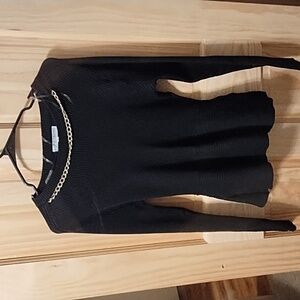 COPY - Black fitted sweater top